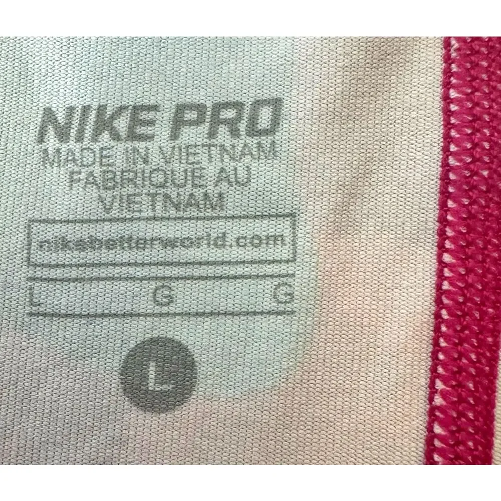 Nike Pro Dri Fit Leggings Girls Lg Camo Athletic Running Activewear Performance